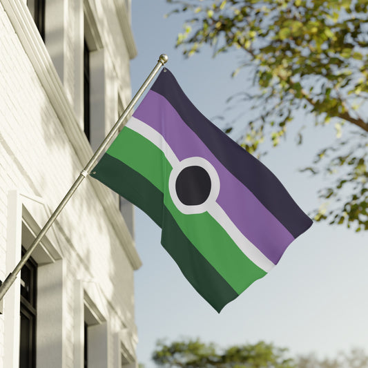 36'' × 60'' Voidpunk Pride Flag with Grommets