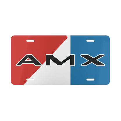 AMC AMX Logo Vanity Plates