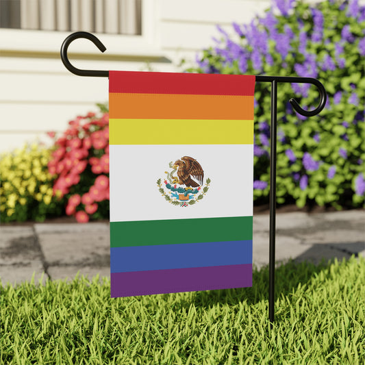 12'' × 18'' Mexico Rainbow Garden Flag Banner