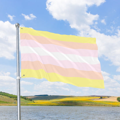 Pangender Pride Flag with Grommets