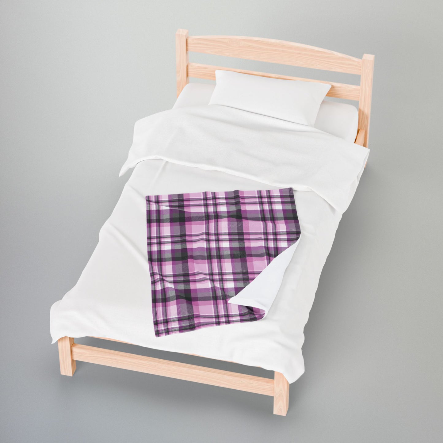 Straight Queer Pride Plaid Velveteen Plush Blanket