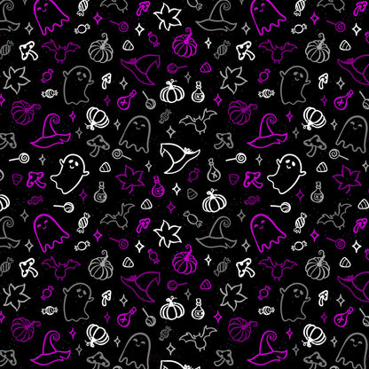 Asexual Pride Halloween Velveteen Plush Blanket