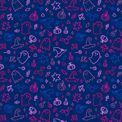 Bisexual Pride Halloween Velveteen Plush Blanket