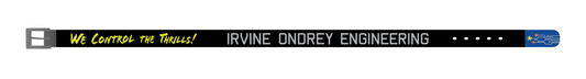 Black Irvine Ondrey Engineering Logo Belt