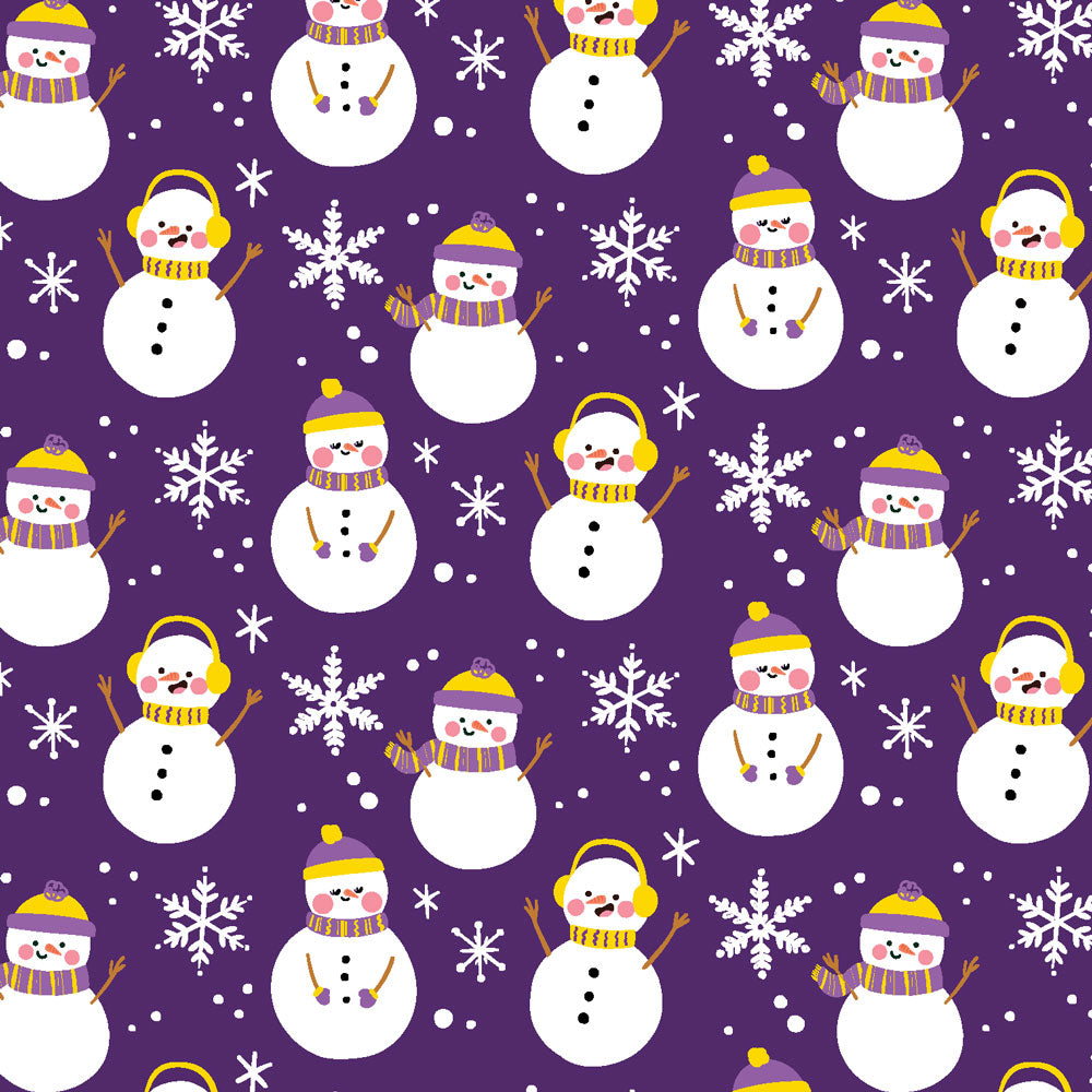 Intersex Pride Snowmen Velveteen Plush Blanket