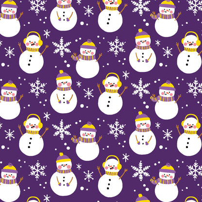 Intersex Pride Snowmen Velveteen Plush Blanket
