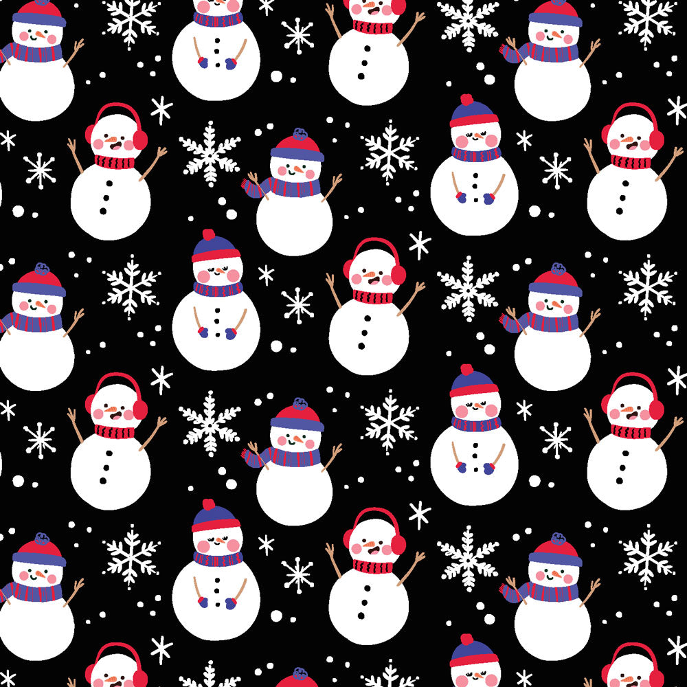 Leather Pride Snowman Fleece Sherpa Blanket