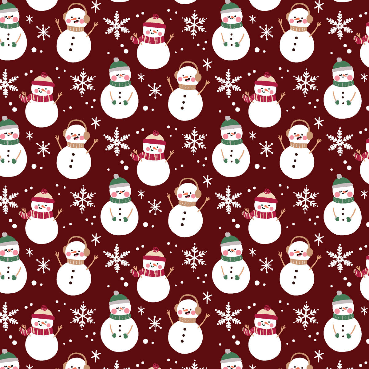 Christmas Brown & Green Snowman Red Fleece Sherpa Blanket