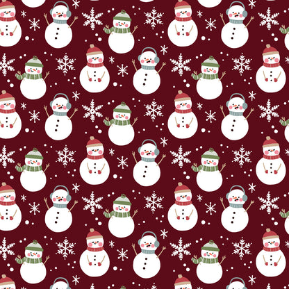 Christmas Cottage Snowman Red Fleece Sherpa Blanket