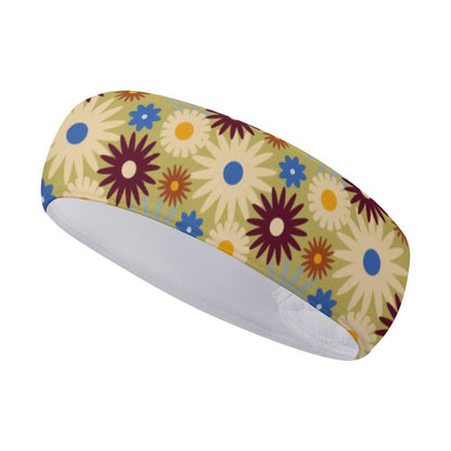 70s Floral Retro | Sports Headband