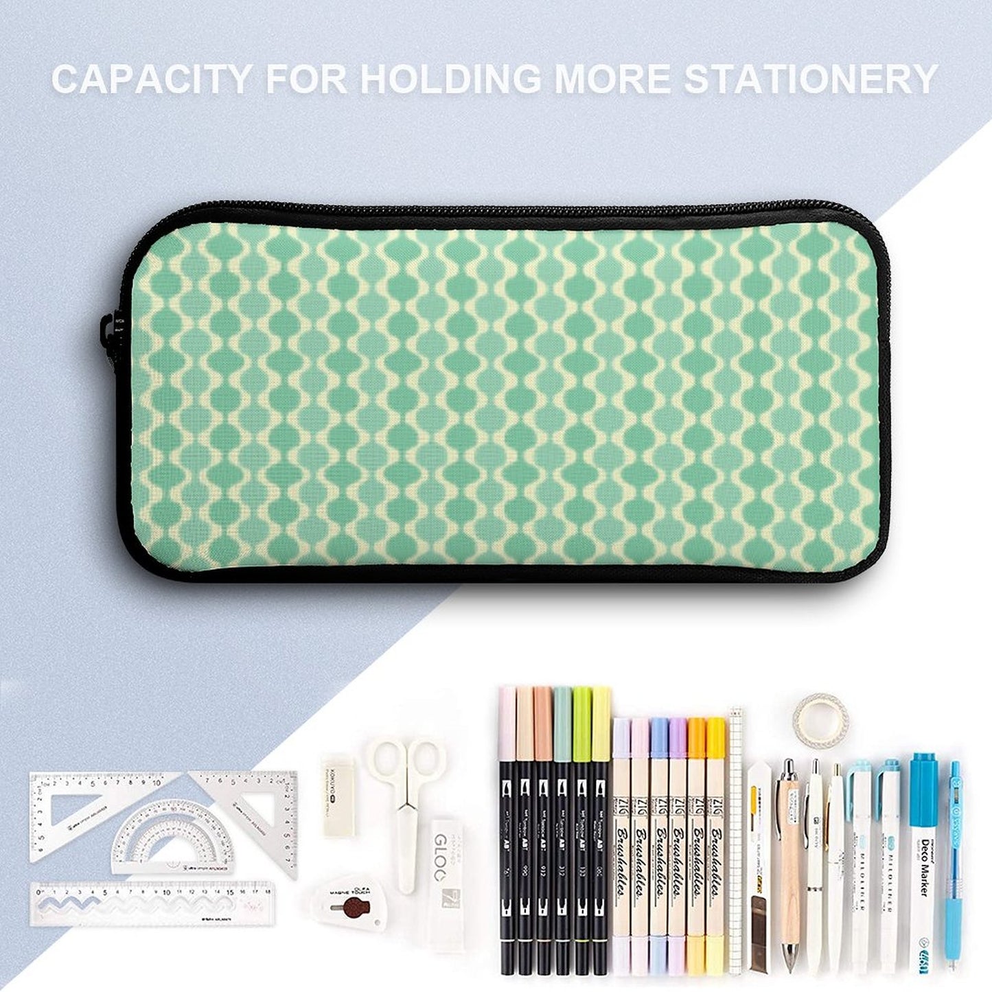 MCM Balusters | Zipper Pencil Case