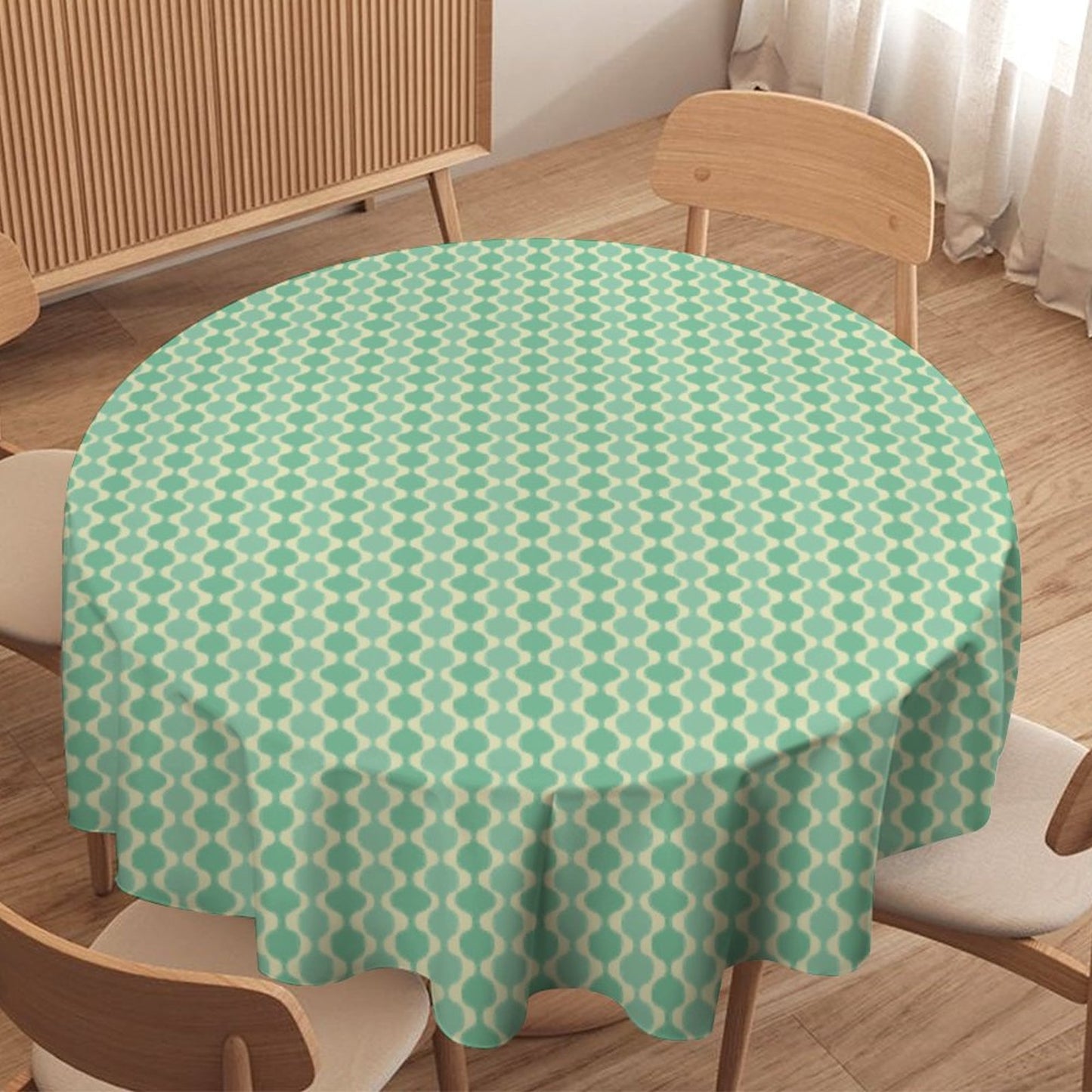 MCM Balusters | Round Tablecloth for Round Table