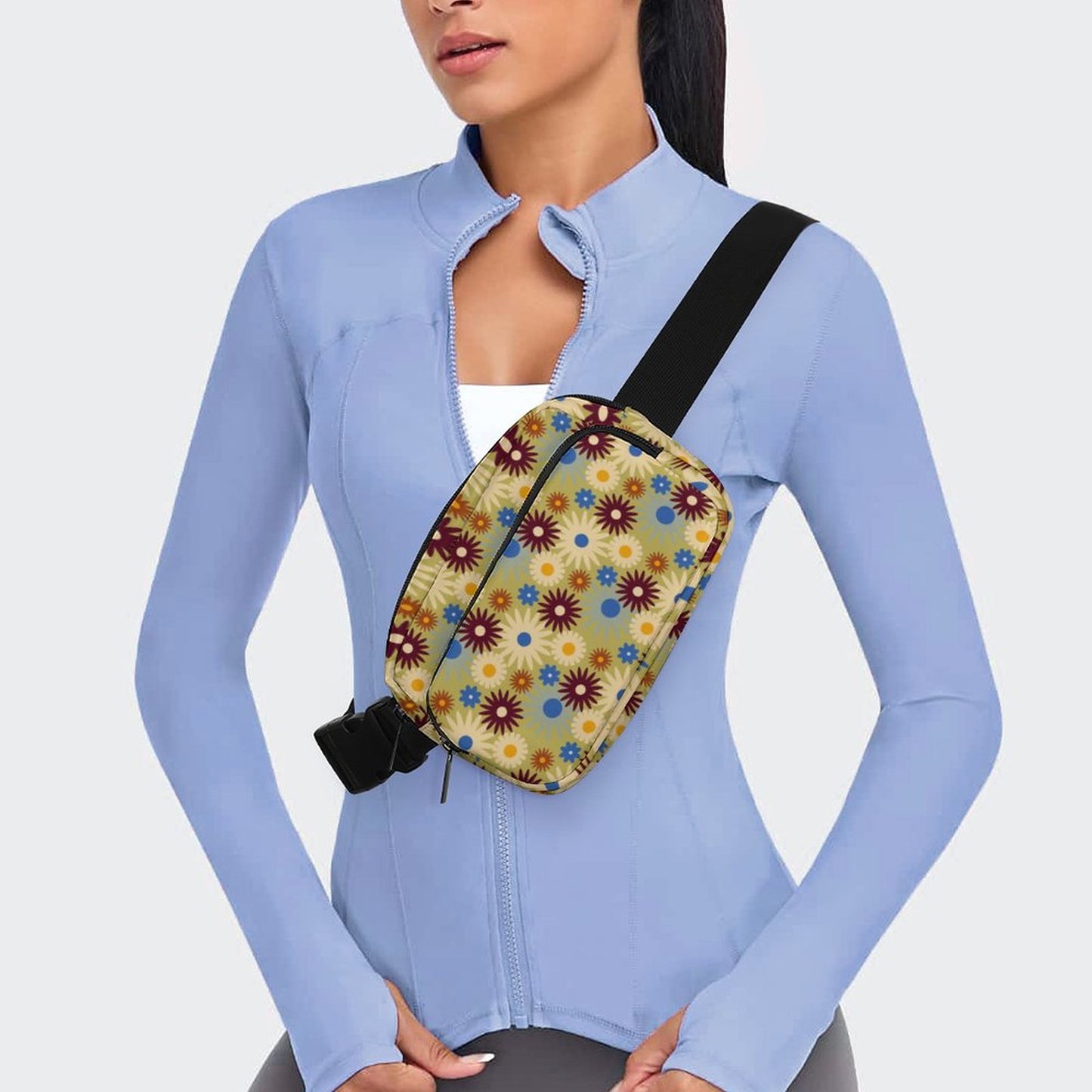 70s Floral Retro | Bum Bag (All-Over Printing)