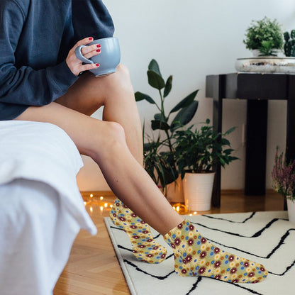 70s Floral Retro | Socks