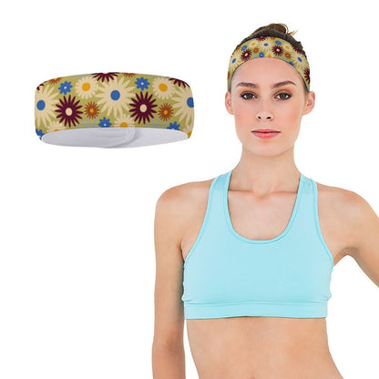 70s Floral Retro | Sports Headband