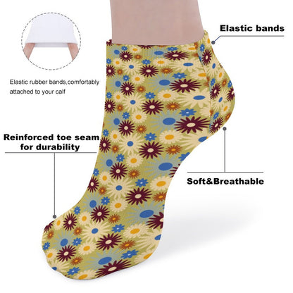 70s Floral Retro | Socks