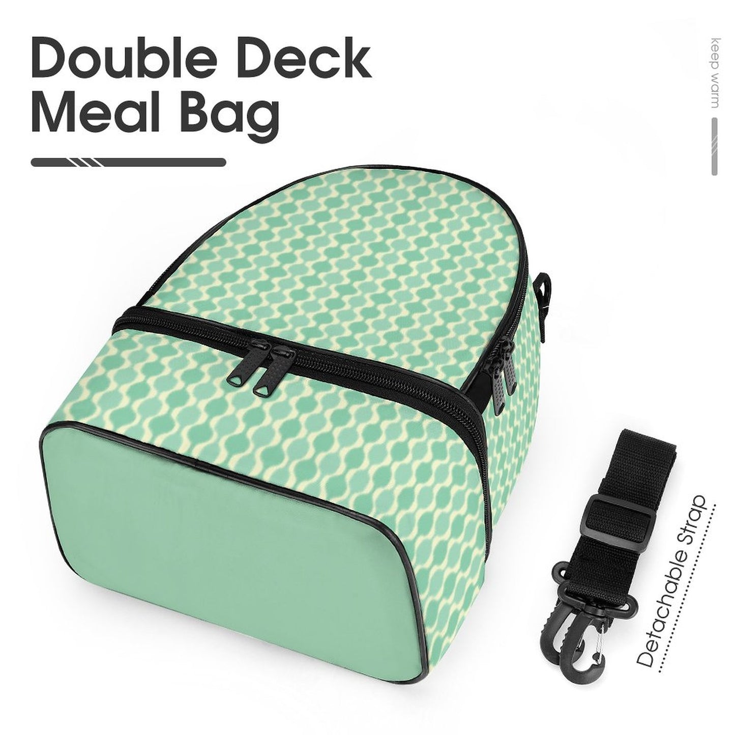 MCM Balusters | Two-Compartment Insulated Lunch Tote Bag